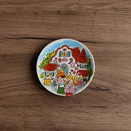 Bordje 12cm - Hans en Grietje