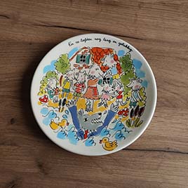 Bord 22cm - Zeven Geitjes