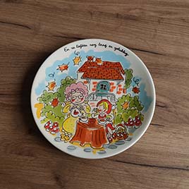 Bord 22cm - Roodkapje