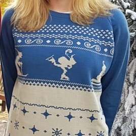 Wintertrui 2018 Blauw