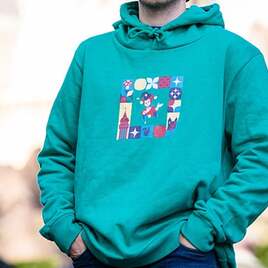 Geomatric hoody