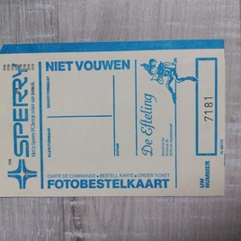 Actiefoto bestelkaart jaren 80