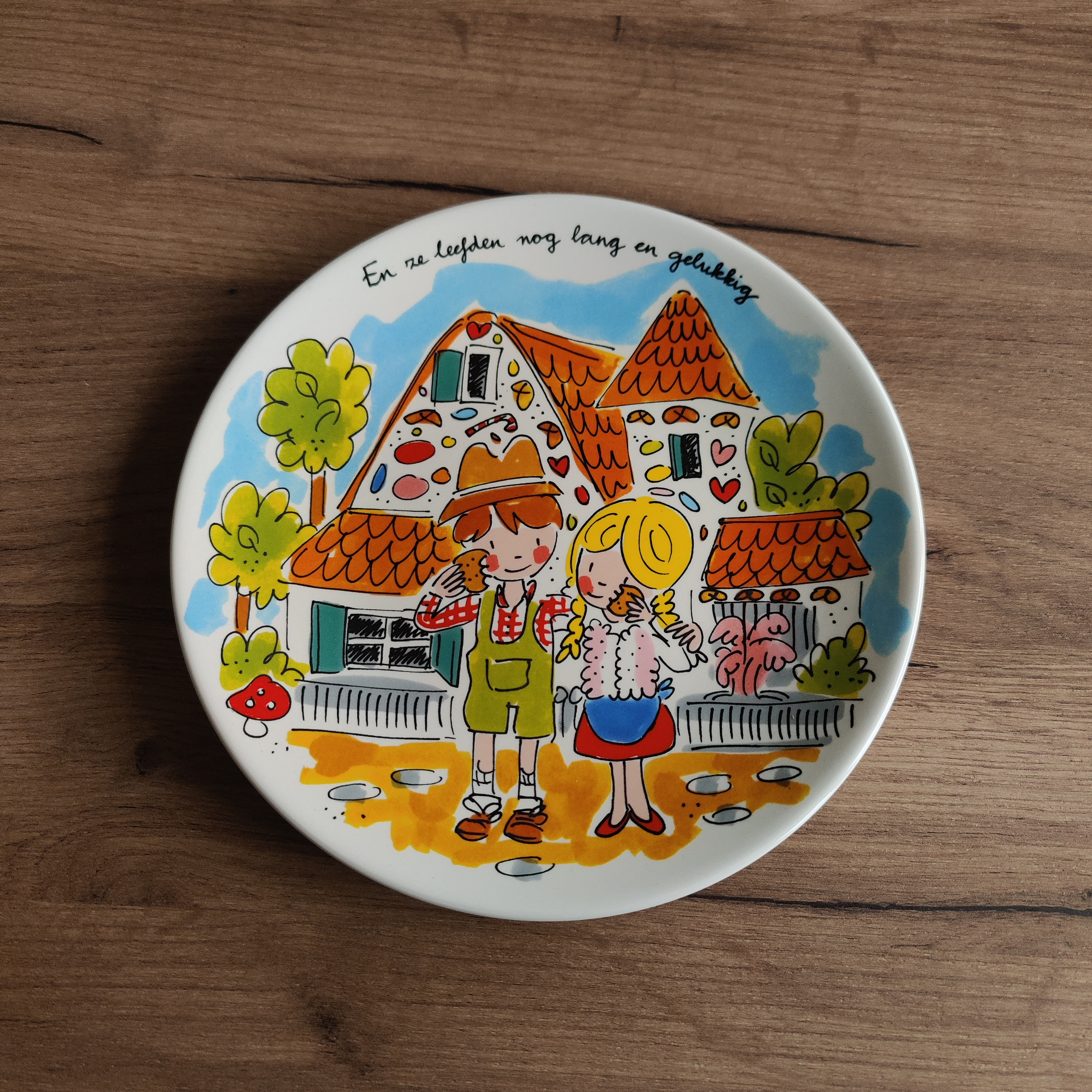 Bordje 22cm - Hans en Grietje