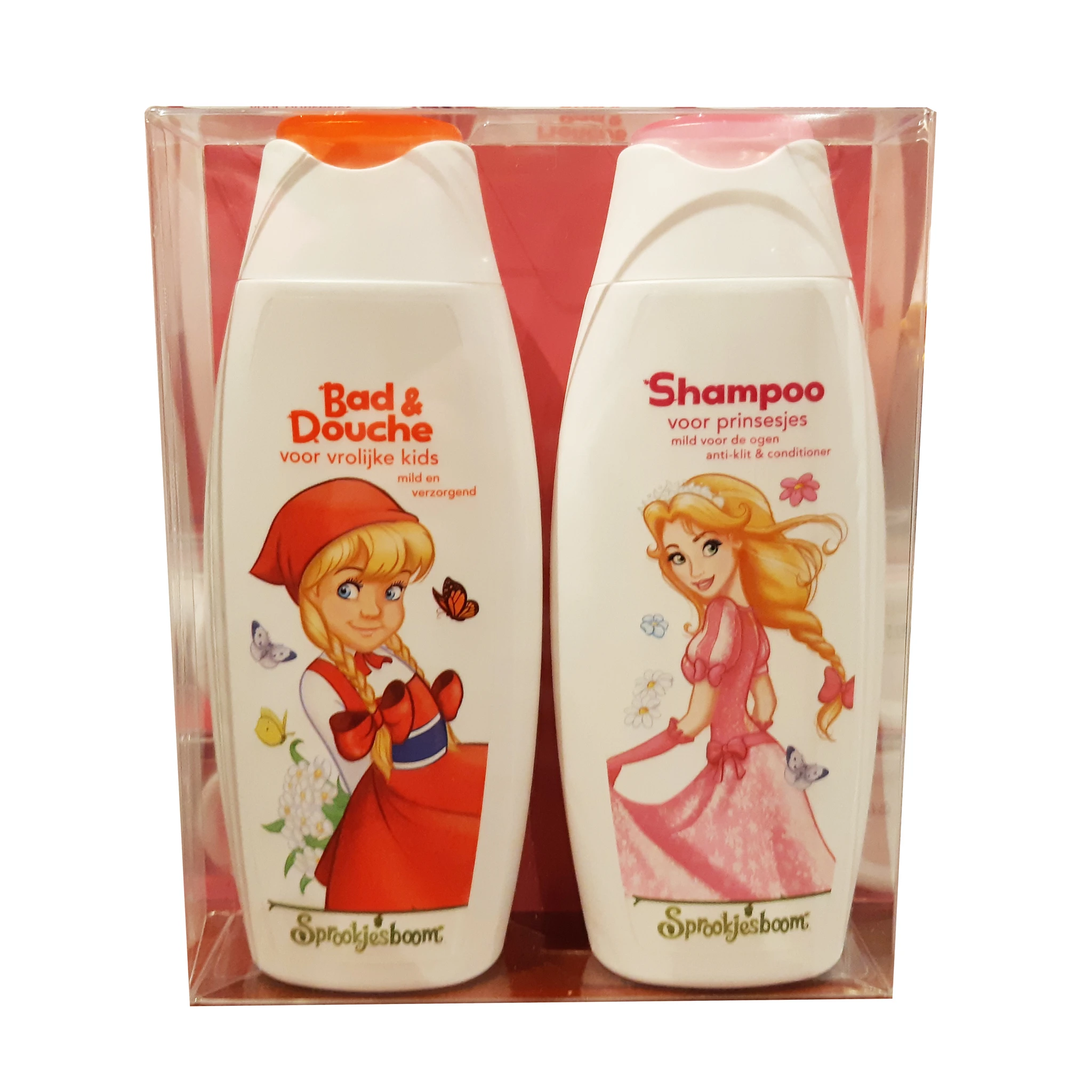 Giftset shampoo/douche Roodkapje & Assepoester