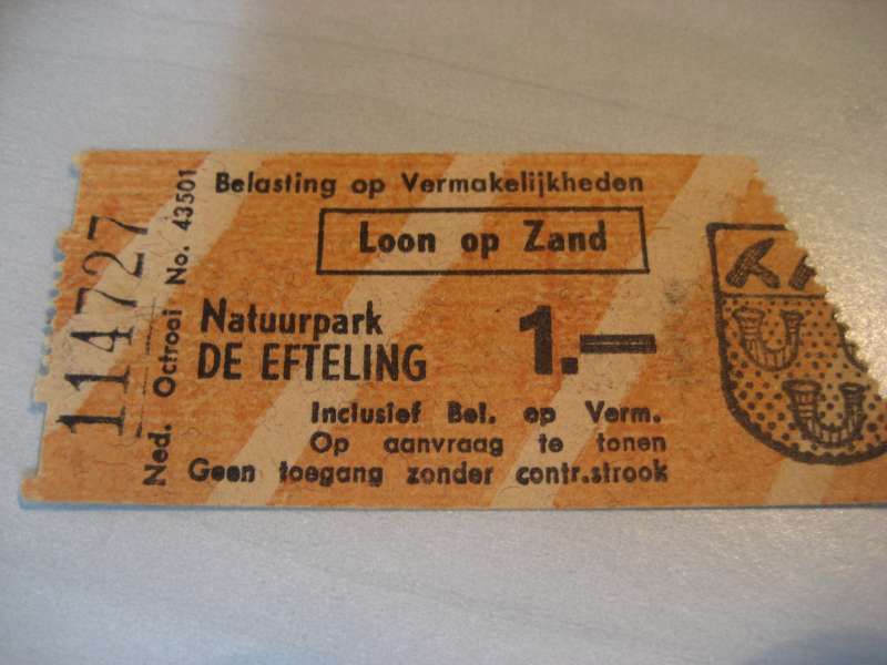 Entreeticket 1960